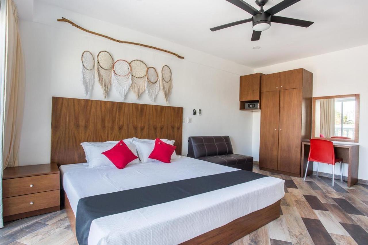 Capital O Cancun Ocean View, קנקון מראה חיצוני תמונה A bedroom at the hotel