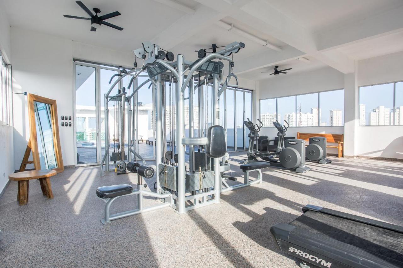 Capital O Cancun Ocean View, קנקון מראה חיצוני תמונה The gym at the hotel