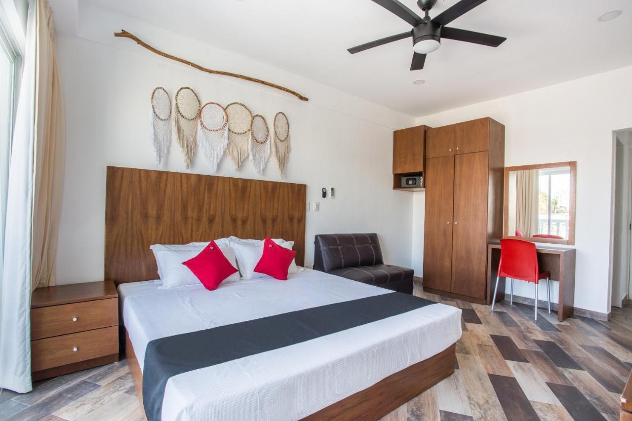 Capital O Cancun Ocean View, קנקון מראה חיצוני תמונה A bedroom at the hotel
